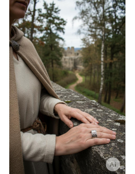 Anello croce templare