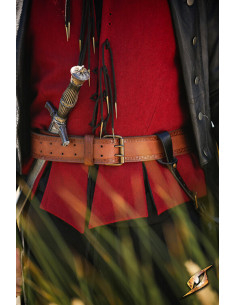 Cintura pirata in pelle modello Hunter, colore marrone