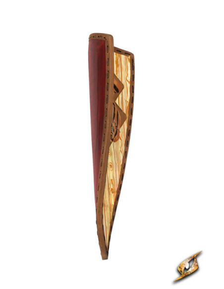 Scudo medievale bicolore per LARP...