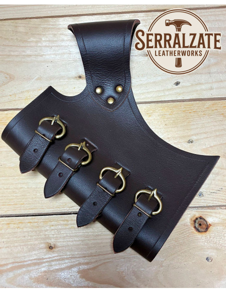 Tahalí medieval Jacob, marrone scuro