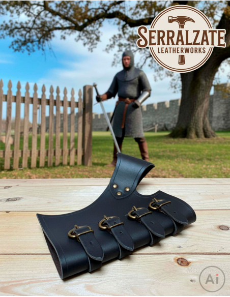 Tahalí medievale Jacob, nero