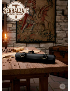 Fodero per spada regolabile alla cintura, nero 2