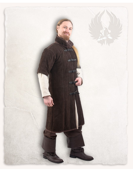 Gambeson medievale in camoscio...