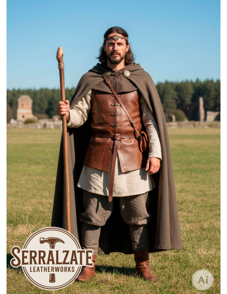 Tiara medievale rombo con foglie,...