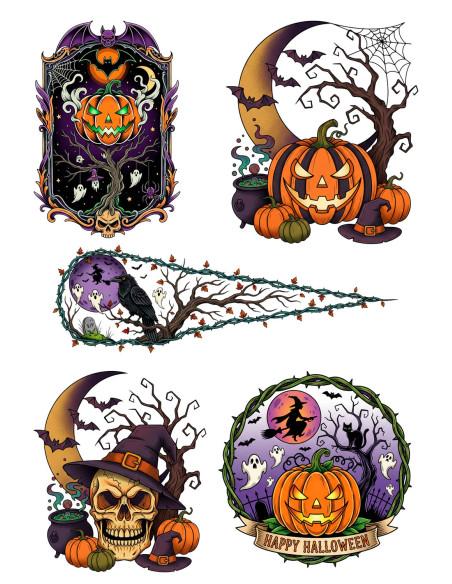 Tatuaggio temporaneo a tema Halloween
