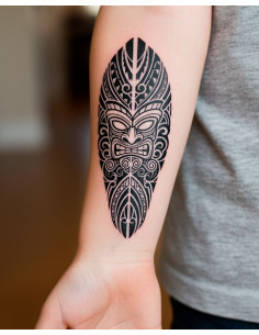 Tatuaggio temporaneo a tema Polinesia (Maori e Samoa) 2