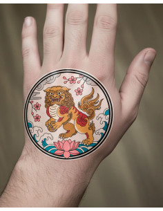 Tatuaggio temporaneo con tema giapponese Irezumi... 2