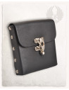 Borsa medievale in pelle modello Gero, colore nero