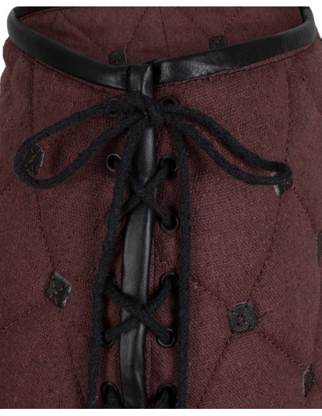 Gonna medievale gambesón in cotone...