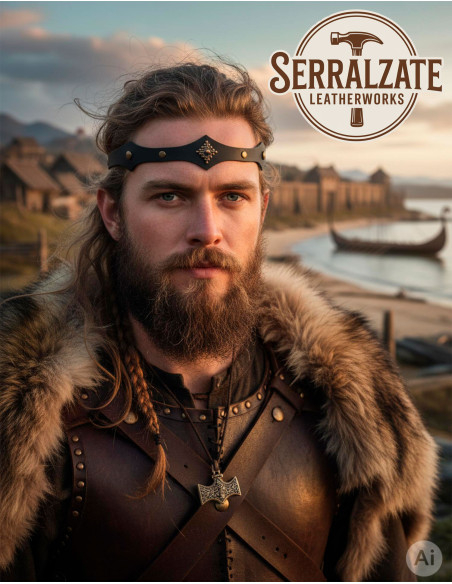 Diadema ruota vichinga-medievale in...