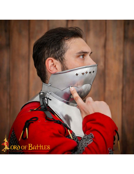 Gorgiera gotica con maschera...