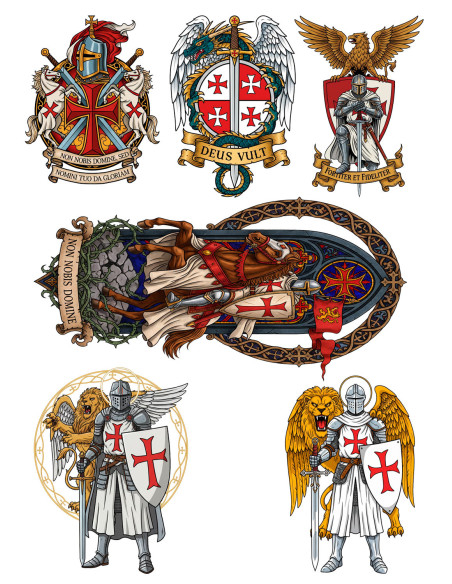 Tatuaggio temporaneo a tema dei...