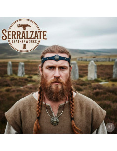 Diadema Celtica Albero della vita in nero 2