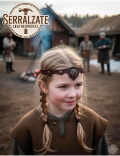 Fascia Vikinga-Celtica raffiche di vento in marrone