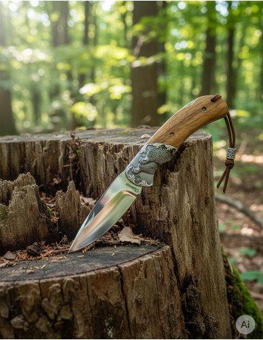 Coltello da collezione Albainox con rivestimento Pernice (21,5 cm).