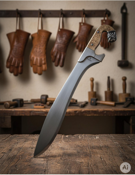 Falcata iberica d'argento