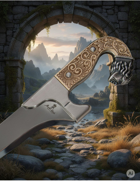 Falcata iberica d'argento