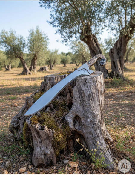 Falcata iberica d'argento