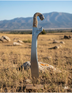 Falcata iberica d'argento