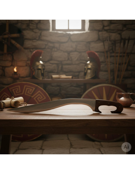 Falcata iberica funzionale, lama 60 cm.