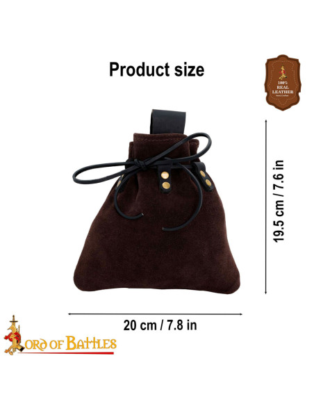 Marsupio medievale con chiusura a...