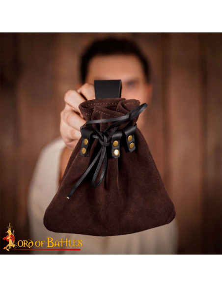 Marsupio medievale con chiusura a...