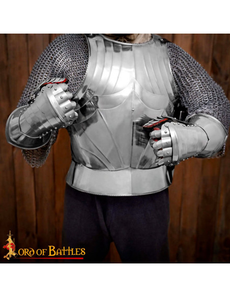 Guanti da corazziere S. XVI-XVII,...