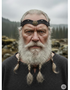 Diadema Vikinga Yggdrasil in nero 2