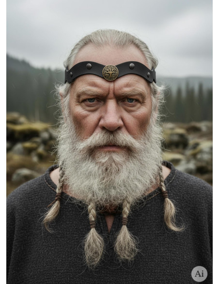 Diadema Vikinga Yggdrasil in nero