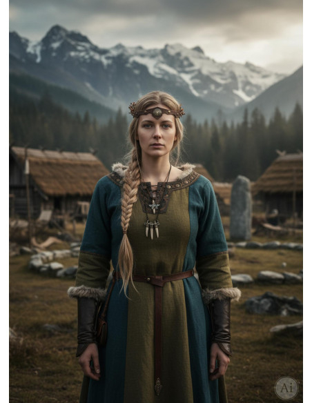 Tiara Celta-Vichinga Crann Bethadh in...