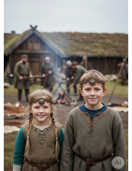 Tiara Celta-Vichinga Crann Bethadh in...