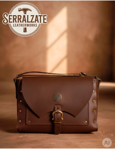 Borsa Esploratore, tipo tracolla, marrone 2