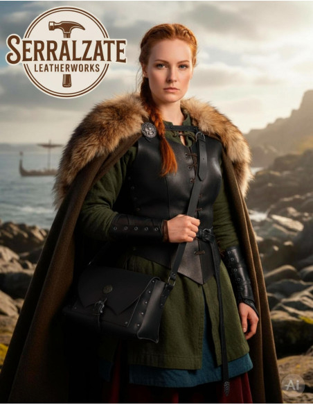 Borsa Esploratore, a tracolla, in nero