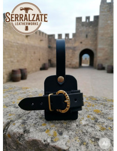 Tahalí per cintura per pugnali e coltelli, nero