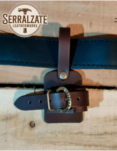 Fodero da cintura per pugnali e coltelli, marrone 2
