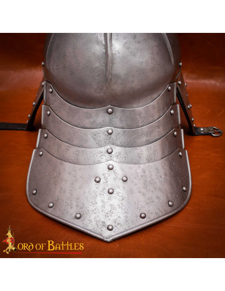 Casco medieval Zischägge coda di...