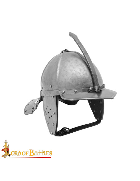 Casco medieval Zischägge coda di...