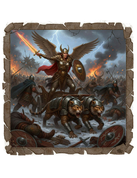 Maglietta bianca da donna con Freya,...