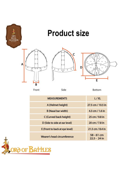 Casco vichingo con nasale Spanghelm,...