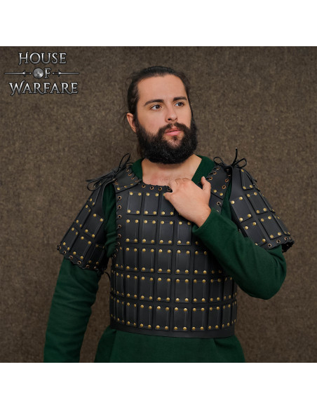 Brigantina medieval in pelle modello...