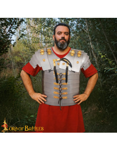 Lorica Segmentata romana modello Corbridge in acciaio,...
