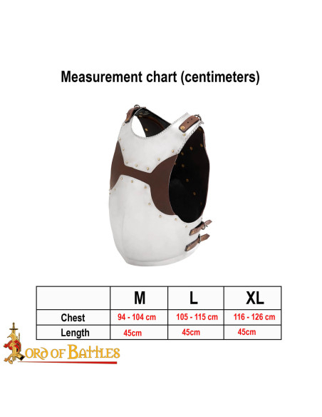 Corazza da cavaliere medievale in...