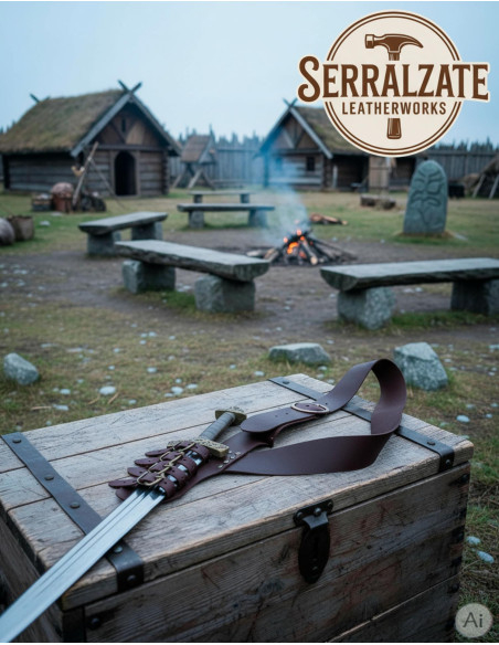 Tahalí tipo bandoliera...