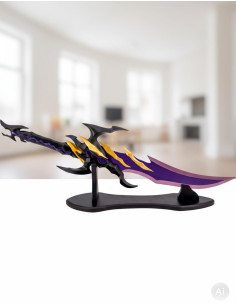 Spada corta non ufficiale Antares Fangs di Solo Leveling