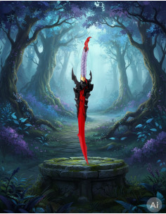 Spada corta non ufficiale Ira di Kamish, Solo Leveling,... 2