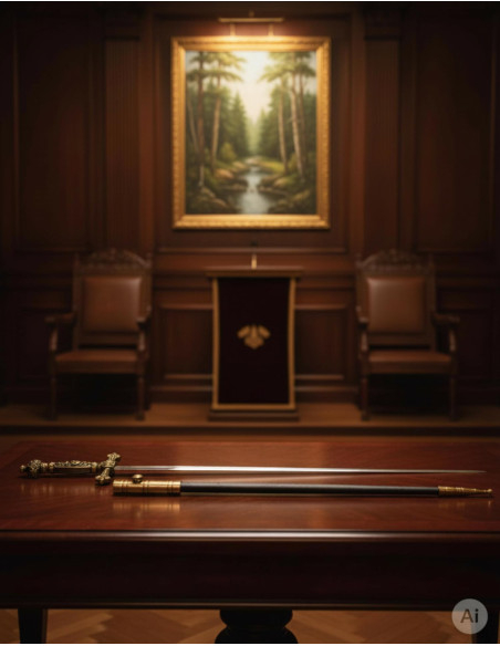 Spada cerimoniale con fodero