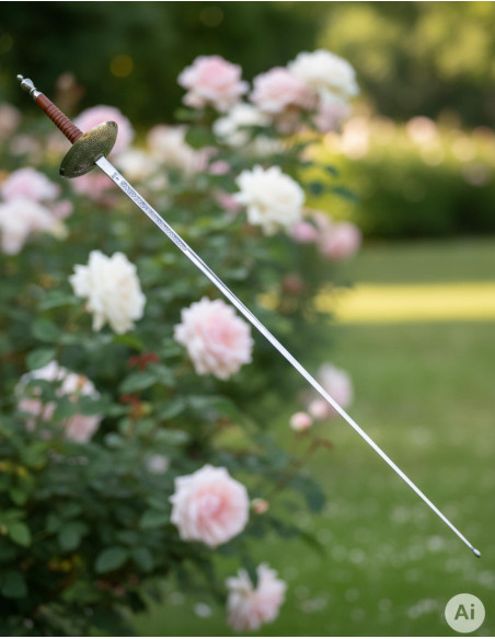 Fioretto decorativo francese nichelato