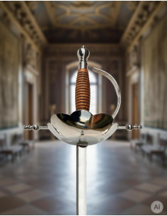 Fioretto decorativo di Castañeta, nichel lucido