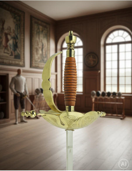 Fioretto decorativo di Castañeta, dorato