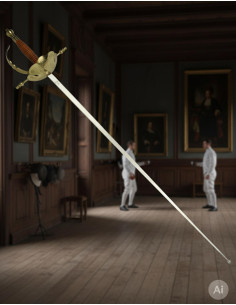 Fioretto decorativo di Castañeta, dorato